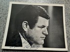 Senator Edward  ted  Kennedy Vintage Signed Bw Semi-gloss Photo 7x10