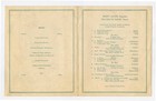 Vanderbilt Hotel Diner De Luxe Menu Concert Program New York City November 1926