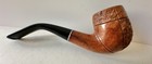 Vtg Imported Briar Smoking Pipe Estate Yello Bole Checker  11b 