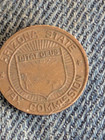 Vintage Arizona State Tax Commission Payment Token   Copper Coin 1 Unit