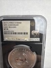 2017 South Africa 1 Rand Silver 50th Anniv  Krugerrand Ngc Sp-70 Early Release