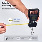 Digital Luggage Scale 110lb 50kg Hanging Suitcase Travel Portable Lcd Measuring