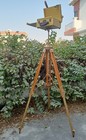 Wooden Painter s Easel Box On Tripod Artisan Organizer For Art Tools And Brushes