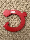 Sevi Hand Painted Wooden Alphabet Letter 3  - Red  c  - Child Baby Decor