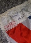 Vintage 1960 s Scyco Union Jack Nylon Flag  66  X 33  British Sign Advertising 