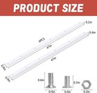 6 Pcs Sledding Runner Kit With Nuts And Screws  47      0 9   Sled Runner Strips 