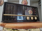 Vtg 1950 Mid Century Arvin Am fm Radio 480-tfm   Am Works Fm-not Parts Orrepair