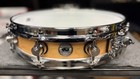 Dw Drums Used Maple 3 14x14 Pi Snare Gloss Natural