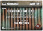 Walking Dead Evolution   Steve Coulter Black Auto autograph A-sco Reg  24 50