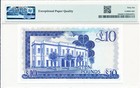 Government Of Gibraltar Gibraltar 10 Pounds 1986 Prefix Aa S no 922299 Pmg 66epq