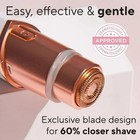 Finishing Touch Flawless Women s Painless Hair Remover With Led White rose Gold