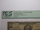  10 1929 Charlestown Indiana In National Currency Bank Note Bill Ch   6952 Pcgs