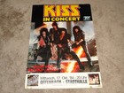 Kiss Animalized Tour Poster Stadthalle Germany Import Show Poster 1984 Rare