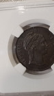 Venezuela    1862 Heaton  -   1  Centavo  -  Ms61 Bn