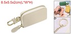 Genuine Leather Car Key Fob Case Universal Car Key Fob Holder Beige