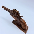 Vtg Japan Tabletop Revolver Gun Lighter Enesco