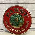 Rare Vtg Pabst Blue Ribbon Reverse Paint On Glass Quality Since 1844 Bar Sign