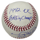 Gary Sheffield Signed Romlb Baseball W  3 Insc 500 Hr    Beckett Witness Bas Coa