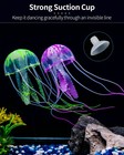 6 Pack Glowing Jellyfish Fish Tank Ornament Artificial Aquarium Decorations