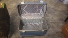 Vintage American Tourister Tiara Train Case Luggage Makeup Blue