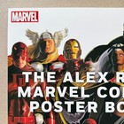The Alex Ross Marvel Comics Removable 35 Poster Book Signed Sdcc Exclusive Rare