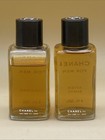 Vtg Chanel For Men Cologne   After Shave Splash 4 Oz Set Glass Bottles Retired