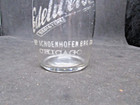 Pre-prohibition Etched Beer Glass - Edelweiss  P  Schoenhofen Brewing - Chicago