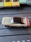 Ho Slot Car Aurora T-jet - Huge  1407 Snow White Charger Red Stripe