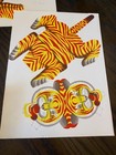 1940-1950   s Circus Punch Out Animals Paper Dolls   New   8