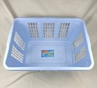 Vintage 1991 Rubbermaid Laundry Basket 2965 Blue 1 25 Bushel Made In Usa