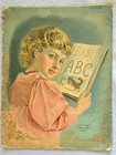 Lot Of 4 Antique Abc Children s Books Baby s   Our Darling s Abc S c   Linen