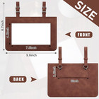 2 Pcs Horse Performance Number Holder Horse Show Supplies Leather Exhibitor Numb