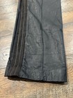 Vintage 80s Adidas Leather Pants - Large Original Run Dmc Black Red Stitch Rare