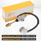  Rear Foot Brake Master Cylinder For Yamaha Warrior 350 Yfm350x 1990-2004 3gd 