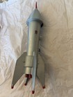 Vintage Mechanical Space Rocket Metal Toy Bank 1957 Astro Mfg Berzac Creations