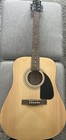 Used Fender Fa115pk 6 String Dreadnought Acoustic Right Handed Guitar And Bundle