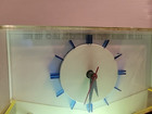  vtg  1959 Schlitz Beer Back Bar Light Up Clock Sign Mr Schlitz Game Room Wi
