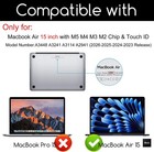 Tempered Glass Screen Protector For 15 Inch Macbook Air  m2 M3 M4 M5 Chip   2026-2