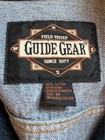 Vintage Denim Vest Mens M Western Jean Dark Medium Wash 90s Guide Gear Biker