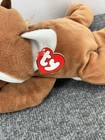 Ty Pillow Pals Foxy The Fox Plush 13  Stuffed Animal 1997 Vintage Lovey Toy