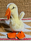     sweet Old Steiff Sm 60 s Yellow Duck Excellent 3250 10 Mohair Plush Notags