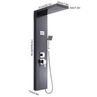 Stainless Steel Shower Panel System Rainfall Spray Handheld Shower Kit