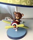 2013 Lambs   Ivy Inc  Baby Decor Little Bear Aviator Airplane Lamp Works Great