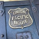 Railroad Cast Iron Strong Box With Brass Tag
