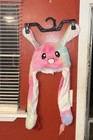 Multicolor Faux Fur Bunny Hat With Moving Ears Nwot