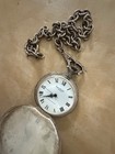 Silver Or Nickel Andre Rivalle 17 Jewels Shockprotected Watch With Hunting Scene