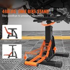 Dirt Bike Lift Stand 440 Lbs Adjustable Hydraulic Lift Jack For Dirt Bike