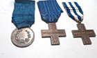 3 Wwii Italian Medals For War Valor Instituted By King Victor Emmanuel Iii
