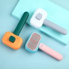 Stainless Steel Pet Grooming Brush Hair Removal Comb With Massage Function