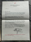 1946 Buick Owner s Manual 1st Edition Typed Letter W f  Hufstader Automobilia